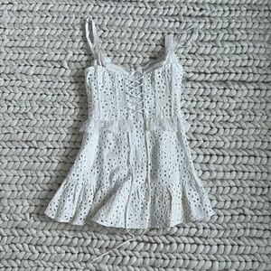 Sadie Mini Dress For Love and Lemons - White - XS - Perfect Condition